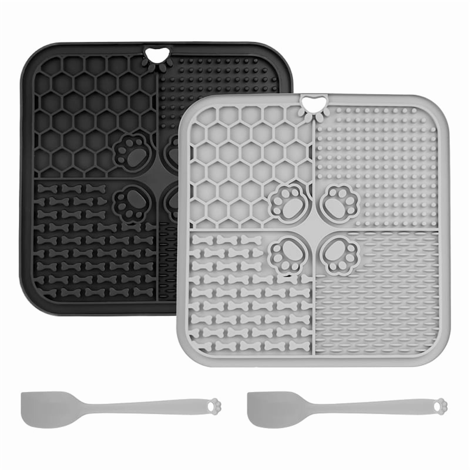 2 x mats 2 x scrapers-Grey & Black