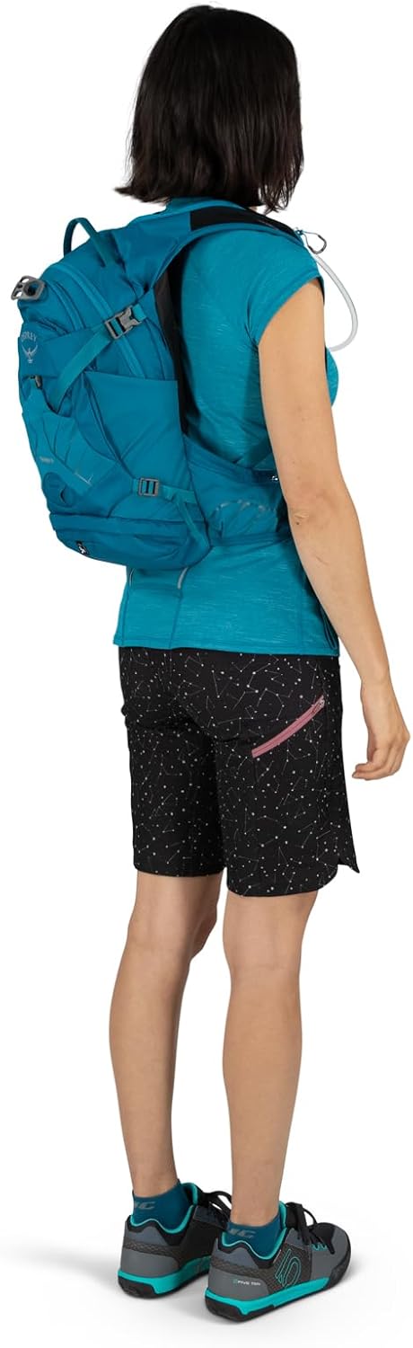 Osprey Raven 14L Women's Biking Backpack with Hydraulics Reservoir, Space Travel Grey