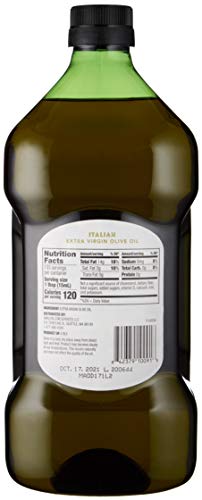 Amazon Fresh, Italian Extra Virgin Olive Oil, 2 Liter