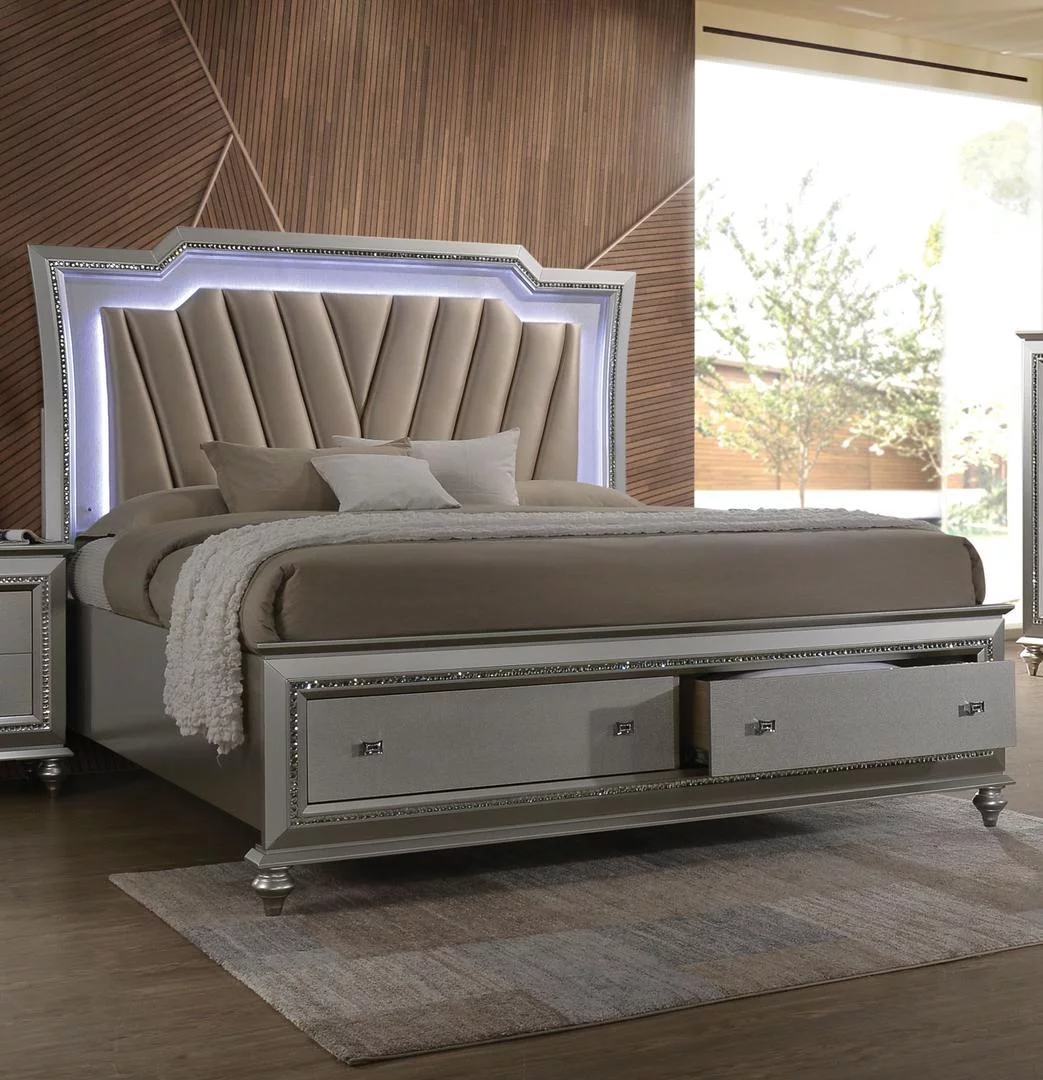 Samana Upholstered Storage Platform Bed Queen by Orren Ellis