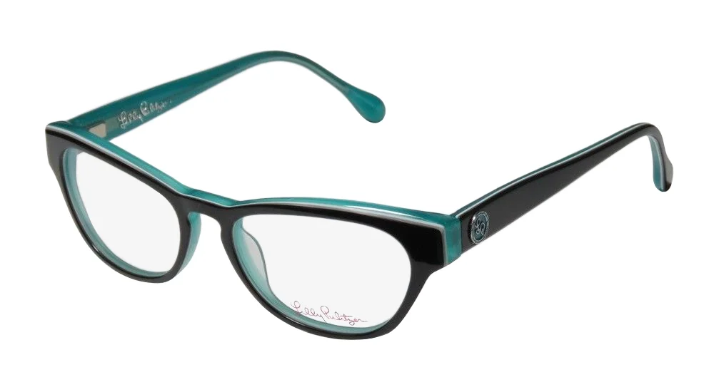 LILLY PULITZER KATYA CLASSIC DESIGN AMERICAN FASHION ICON EYEGLASS FRAME/EYEWEAR
