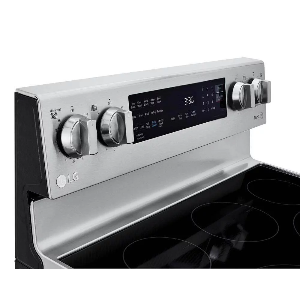LG LREL6325F 6.3 cu ft. Smart Wi-Fi Enabled True Convection InstaView(R) Electric Range with Air Fry