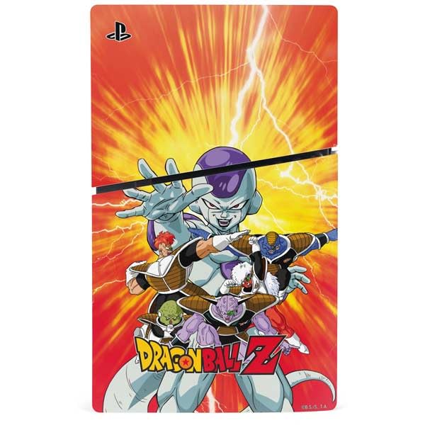 Skinit Decal Gaming Skin Compatible with PS5 Slim Disk Console - Officially Licensed Dragon Ball Z Goku Iconic Kanji Symbol Design