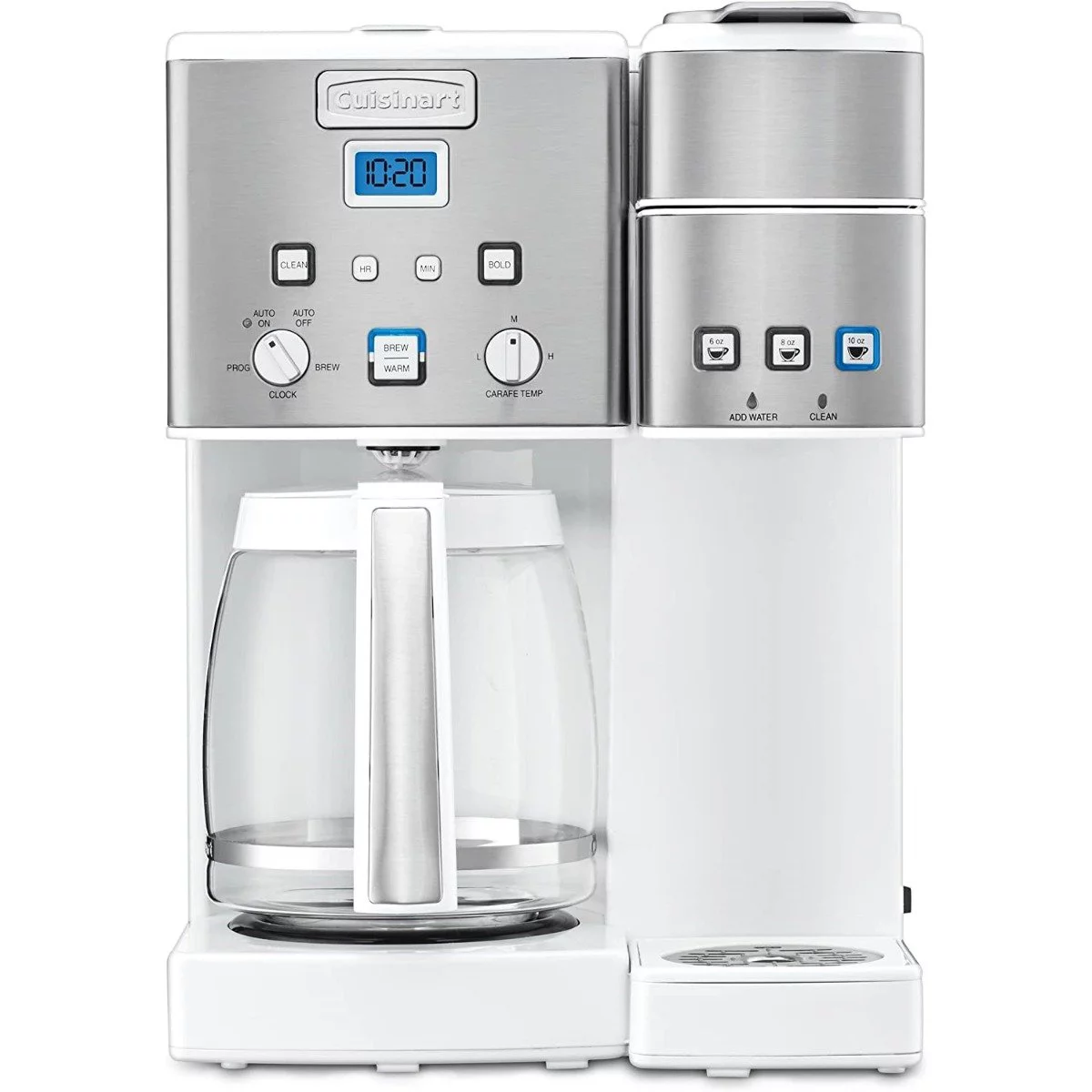 Cuisinart Coffee Center 12-Cup Coffee Maker & Single-Serve Brewer |White