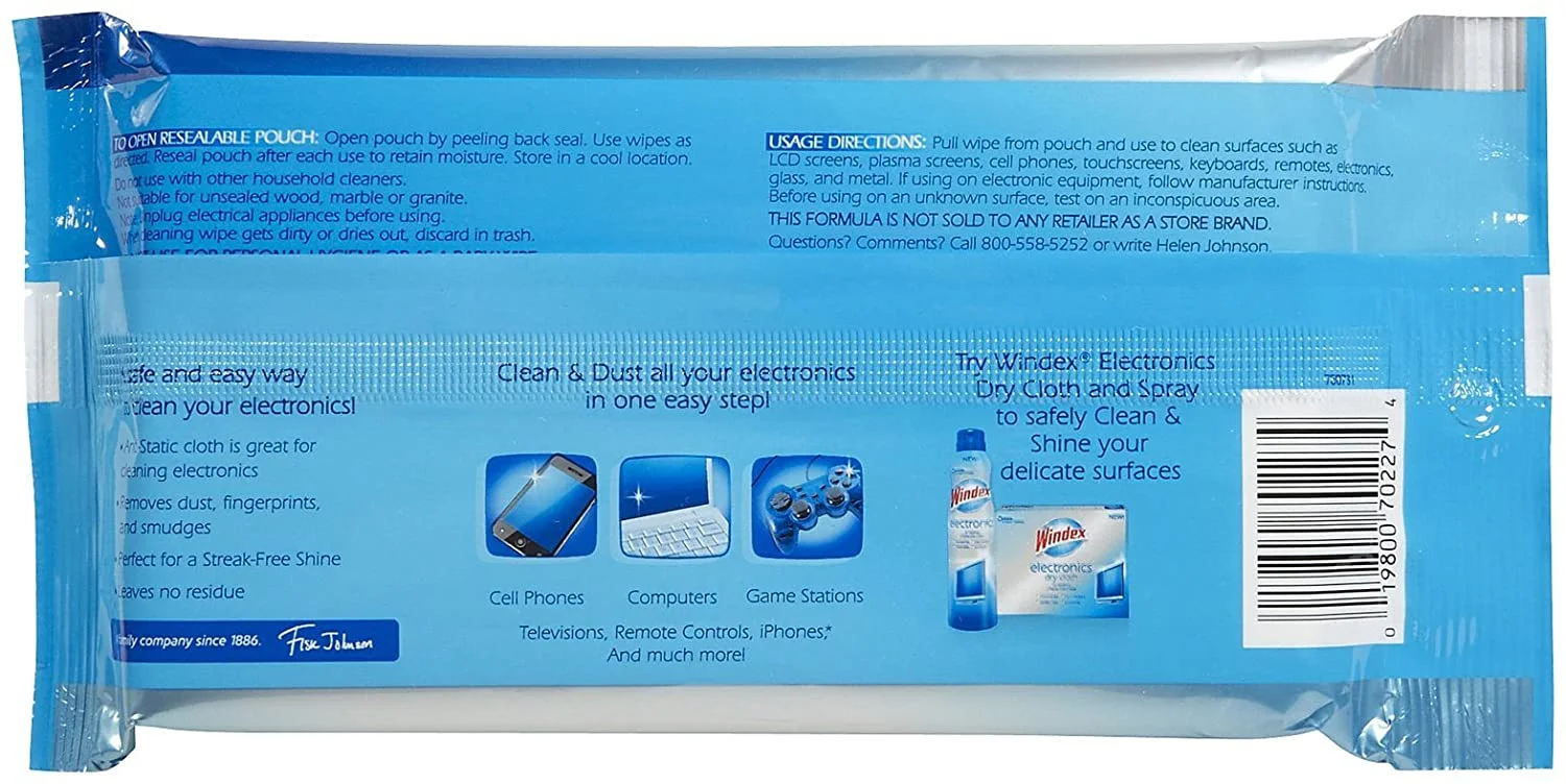 Windex Electronic Wipes - 25 ct - 2 pk