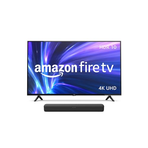 Amazon Fire TV 55 4-Series 4K UHD smart TV with Alexa Voice Remote Enhanced, stream live TV without cable