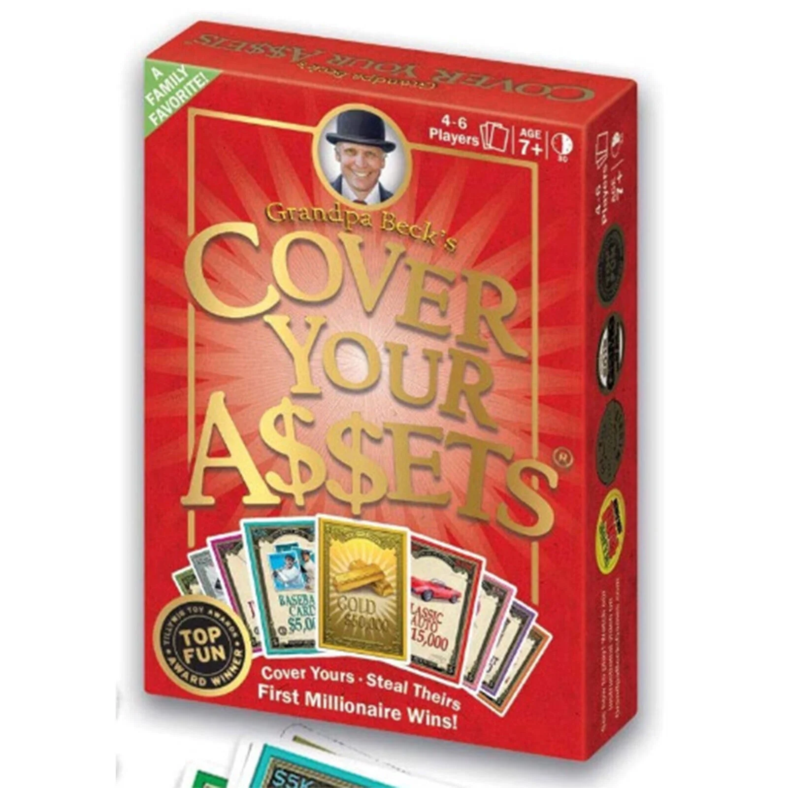Grandpa Becks Cover Your Assets Card Game Fun Family-Friendly Set Collecting Toy