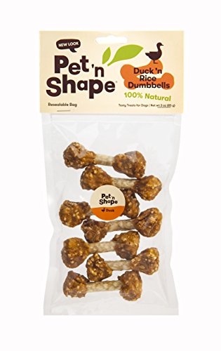 Pet 'n Shape Chik 'N Rice Dumbbells - All Natural Dog Treats, Chicken, 32 oz