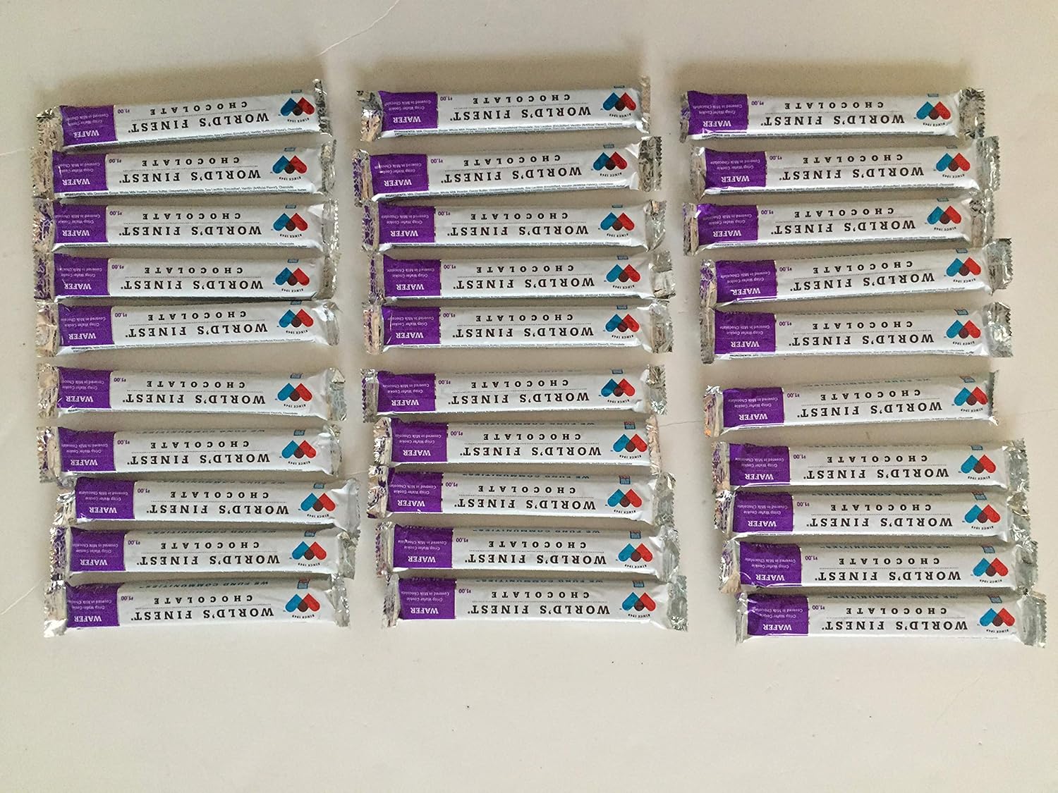 BuyBocceBalls Listing - 30 BARS - World's Finest Chocolate -Milk Chocolate Wafers