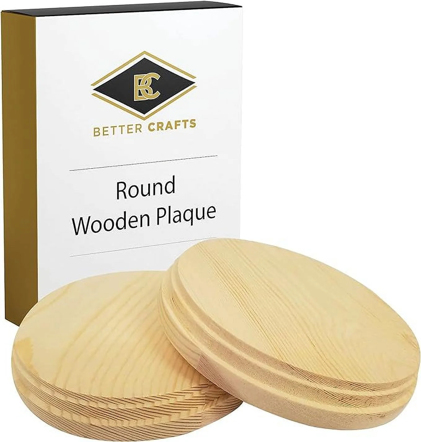 Round Wooden Plaques for Crafts, Natural Pine Unfinished Wood Plaque, Great Wood Base for DIY Craft Projects & Home Decoration - 5