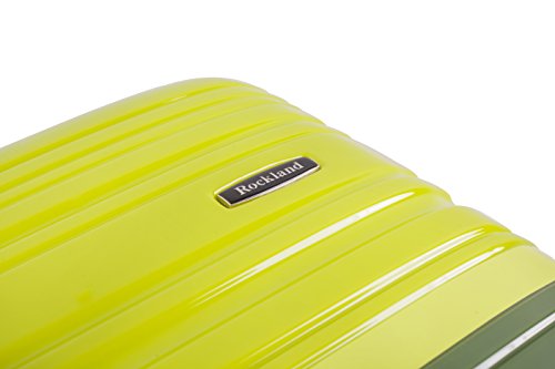 Rockland Melbourne Hardside Expandable Luggage with Spinner Wheels, 2TONENAVY, 2 Piece (20/28)