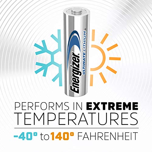 Energizer AA Batteries, Ultimate Double A Battery Lithium, 12 Count