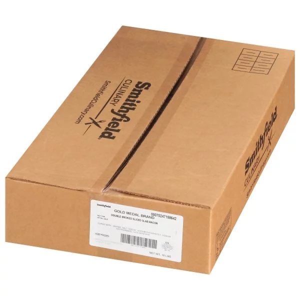 Farmland Gold Medal Double Smoked HRI Bacon, 18/22 Slice - 1 each.