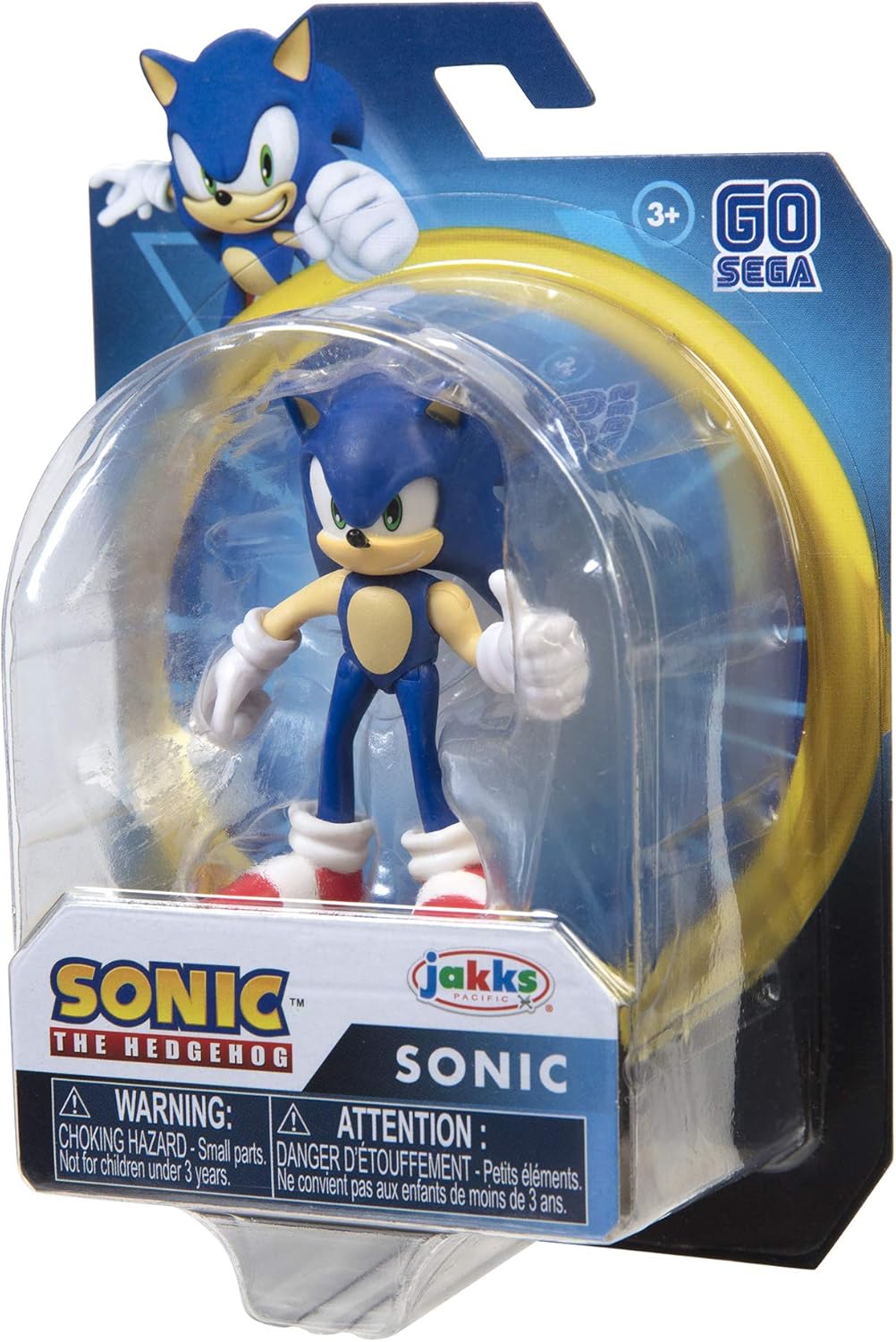 Sonic The Hedgehog Action Figure 2.5 Inch Sonic Collectible Toy, 3 years