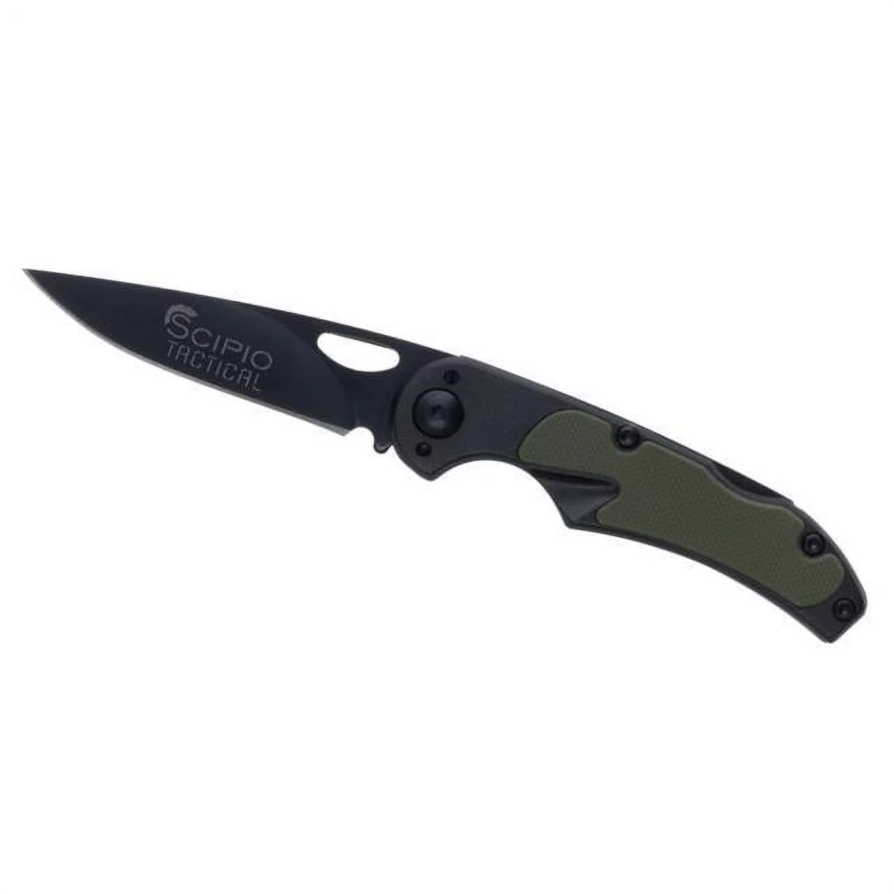 Scipio Green Lockback Pocket Knife 2.75-Inch Blade Everyday Carry Folding Knife ST062G