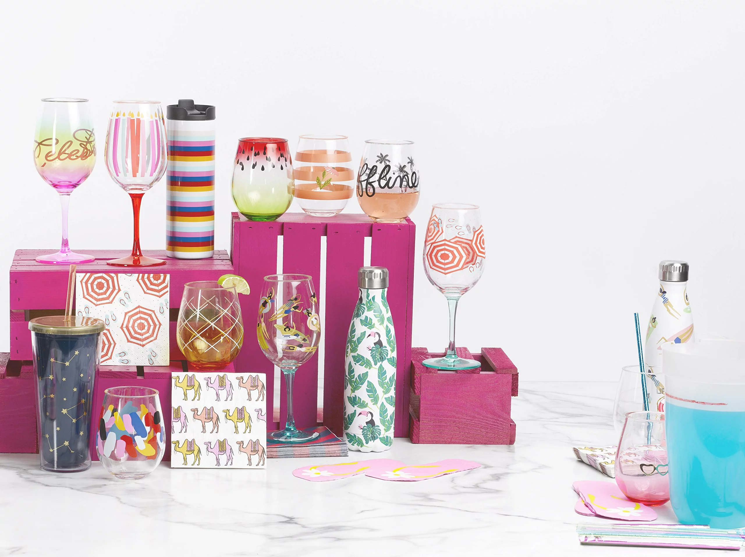 16 Ounce, Acrylic, Wine Glass Singles, Perfect Gift, Hand Wash - Sassy And 60