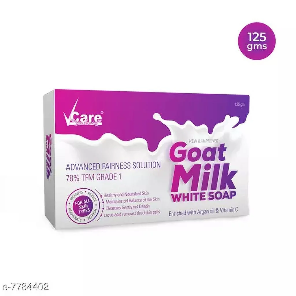 VCARE HERBAL CONCEPTS Goat Milk White Soap 125 gm