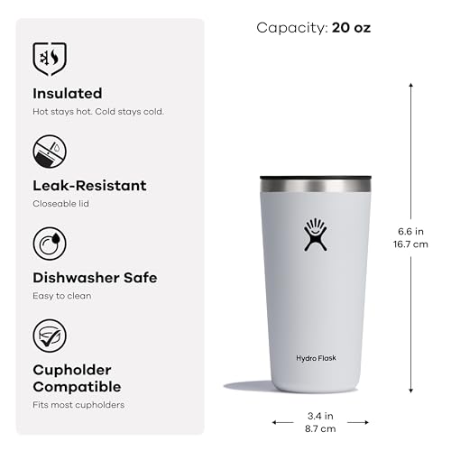 Hydro Flask 20 Oz All Around Tumbler Press-In Lid Indigo