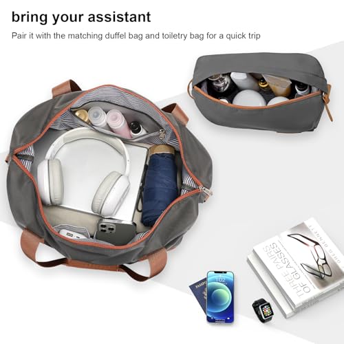 Joyway Carry On Luggage 20 Inch Expandable Suitcase with Spinner Wheel, 4 Piece Hard Shell Luggage Set with TSA Lock(White brown)