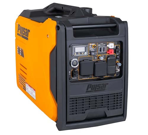 Pulsar 9500 Watt Tri Fuel Portable Inverter Generator, Remote Electric Start, CO Sensor, Parallel Capable, Super Quiet, Use for RV, Camping, Outdoor & Home, Gasoline, Propane, Natural Gas, NED95TiSRCO