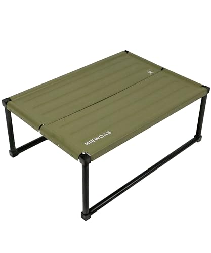 Portable Camping Table, Ultralight Aluminum Folding Side Table Beach Table with Carry Bag for Outdoor Cooking, Picnic, Camping, Hiking