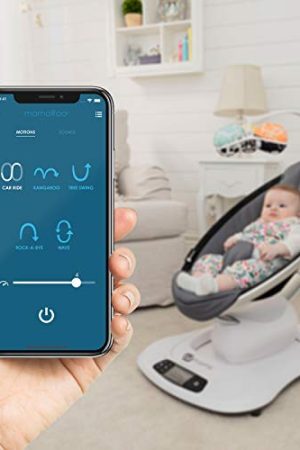 4moms mamaRoo 4 Multi-MotionTM Baby Swing, Bluetooth Baby Rocker with 5 Unique Motions