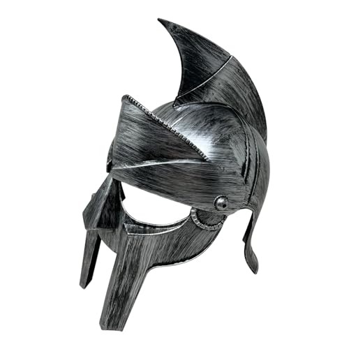 Medieval Armour King Leonidas Greek Spartan Roman Helmet, Men's Spartan Warrior Headwear Costume Accessories