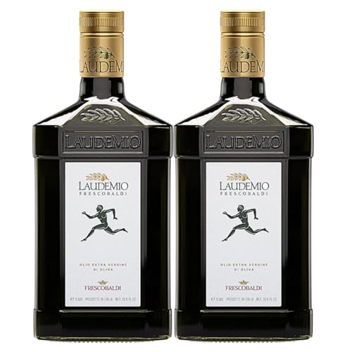 FRESCOBALDI Laudemio Extra Virgin Olive Oil, 16.9 FL Oz, 500ml, Premium, Award Winning Product of Tuscany, Italy, Fruity & Peppery Flavor, Smooth & Robust Low Acidity, Rich in Polyphenols