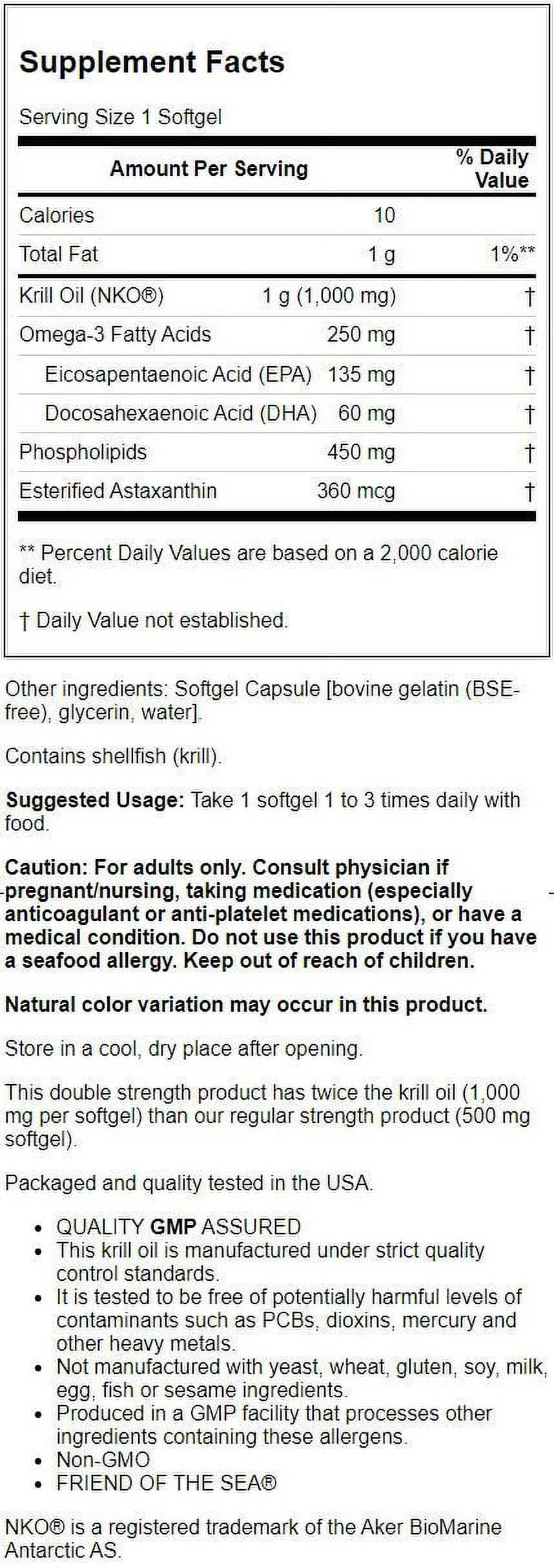 Now Neptune Krill Oil Softgels, 1000 Mg, 120 Ct