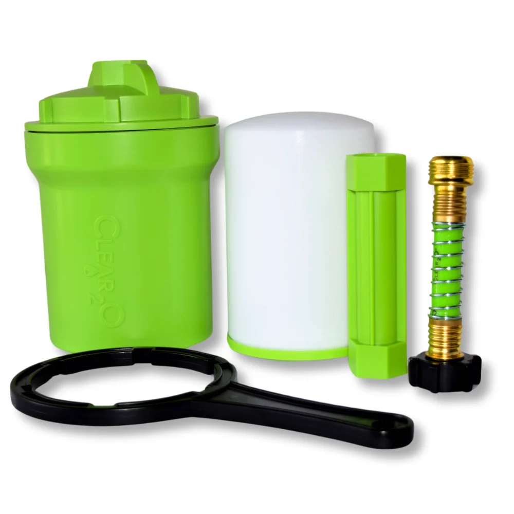 CLEAR2O DirtGUARD 10 Micron Sediment Pre-Filter Blocks Rust, Dirt, and Particulates - Lime Green, 1 Piece (CPF1000)