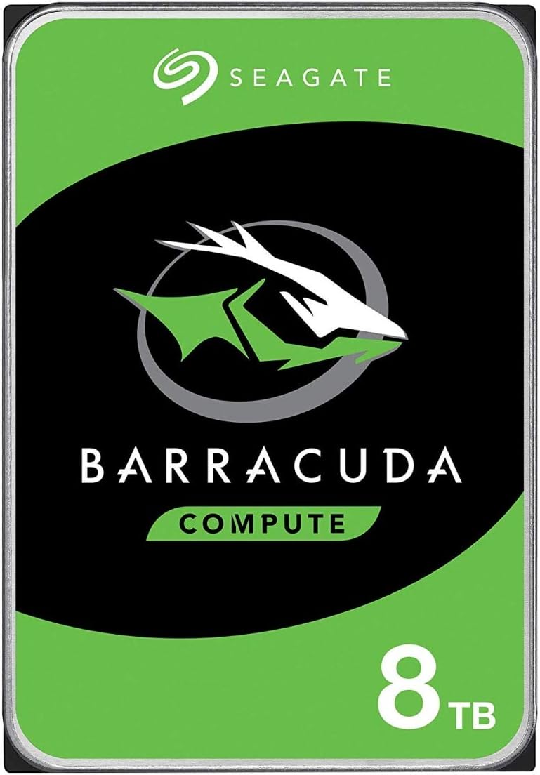 Seagate BarraCuda Internal Hard Drive 8TB SATA 6Gb/s 256MB Cache 3.5-Inch (ST8000DM004)
