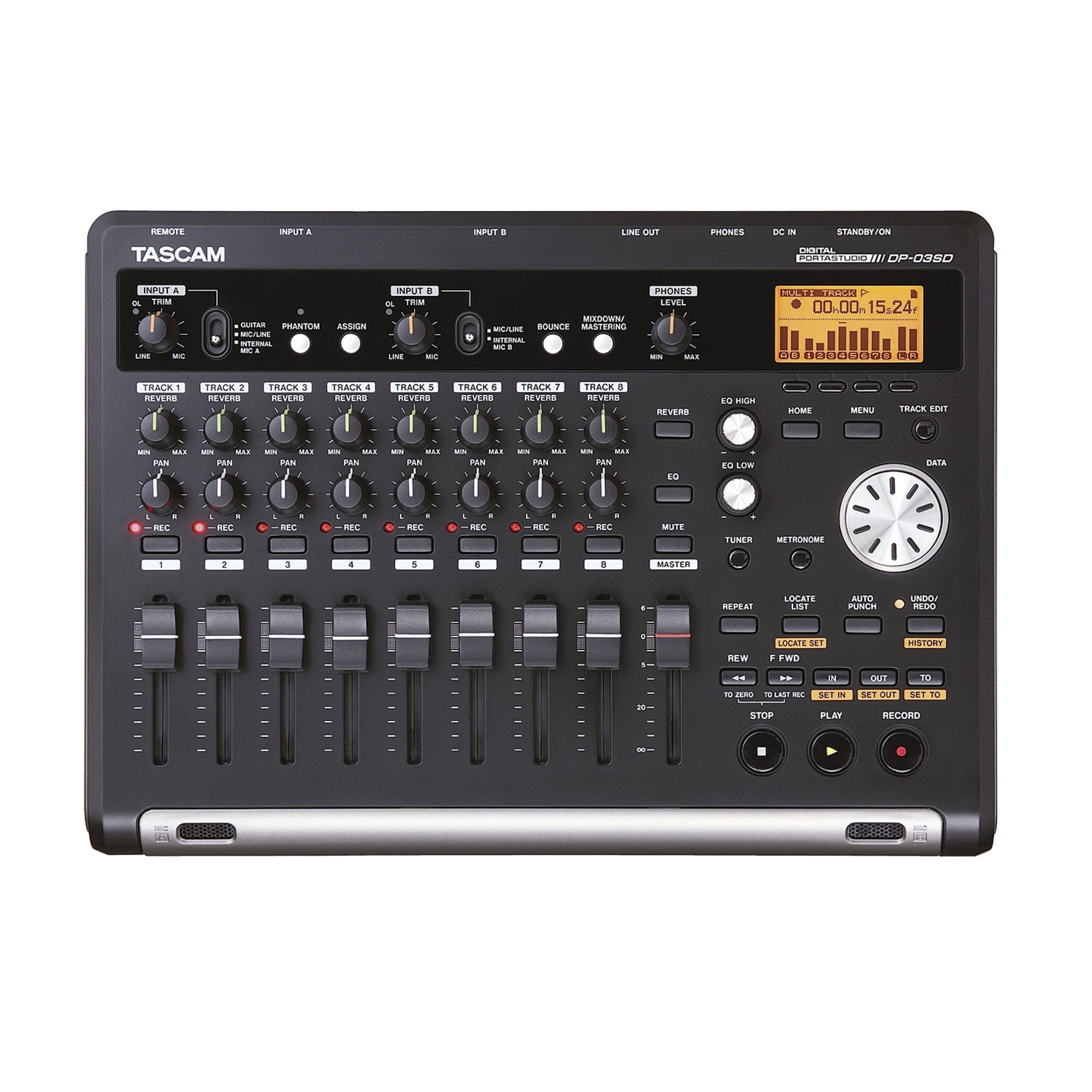 Tascam DP 03Sd Digital Portastudio with SD Card Included