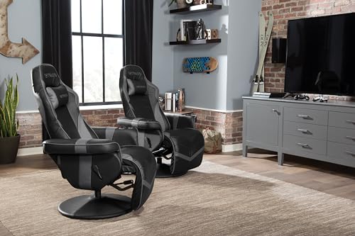 RESPAWN 900 Racing Style Gaming Recliner, Reclining Gaming Chair, in Gray RSP 900 GRY