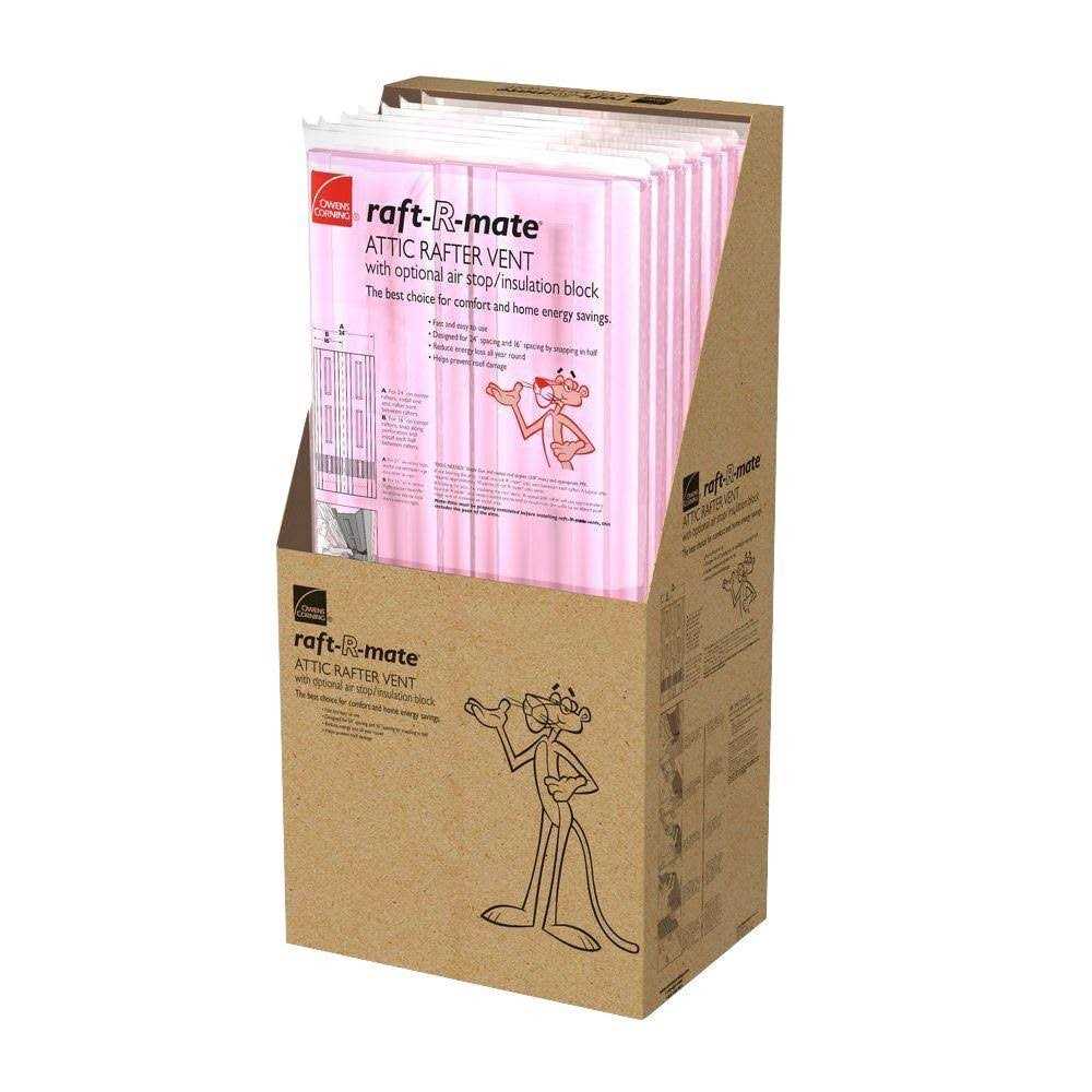 Owens Corning Raft-R-Mate 22-1/2 in. x 4 ft. Attic Insulation Rafter Baffle Proper Vents