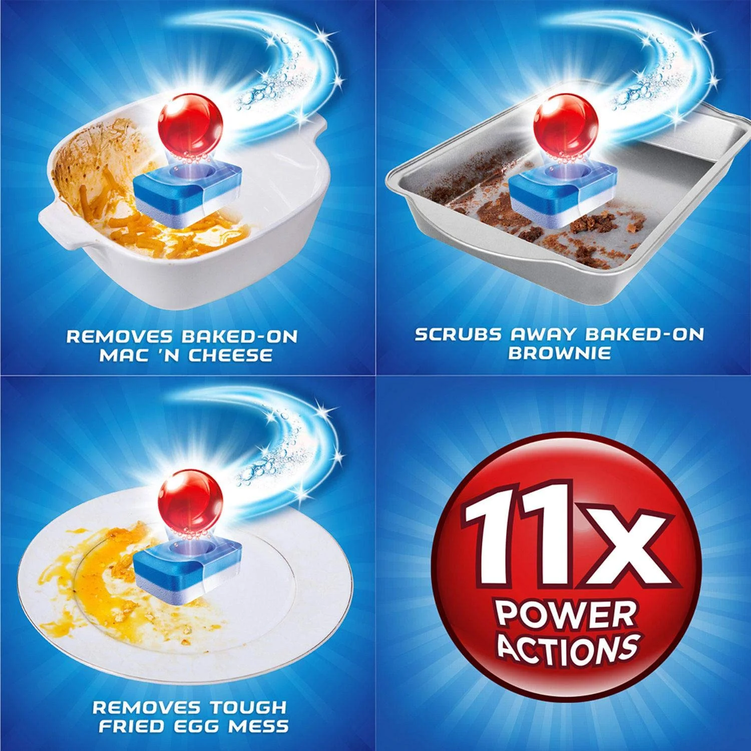 Finish Max in 1 Plus Super Charged 2X Dishwasher Detergent,110-Count, 71.6 Ounce (2 Pack)
