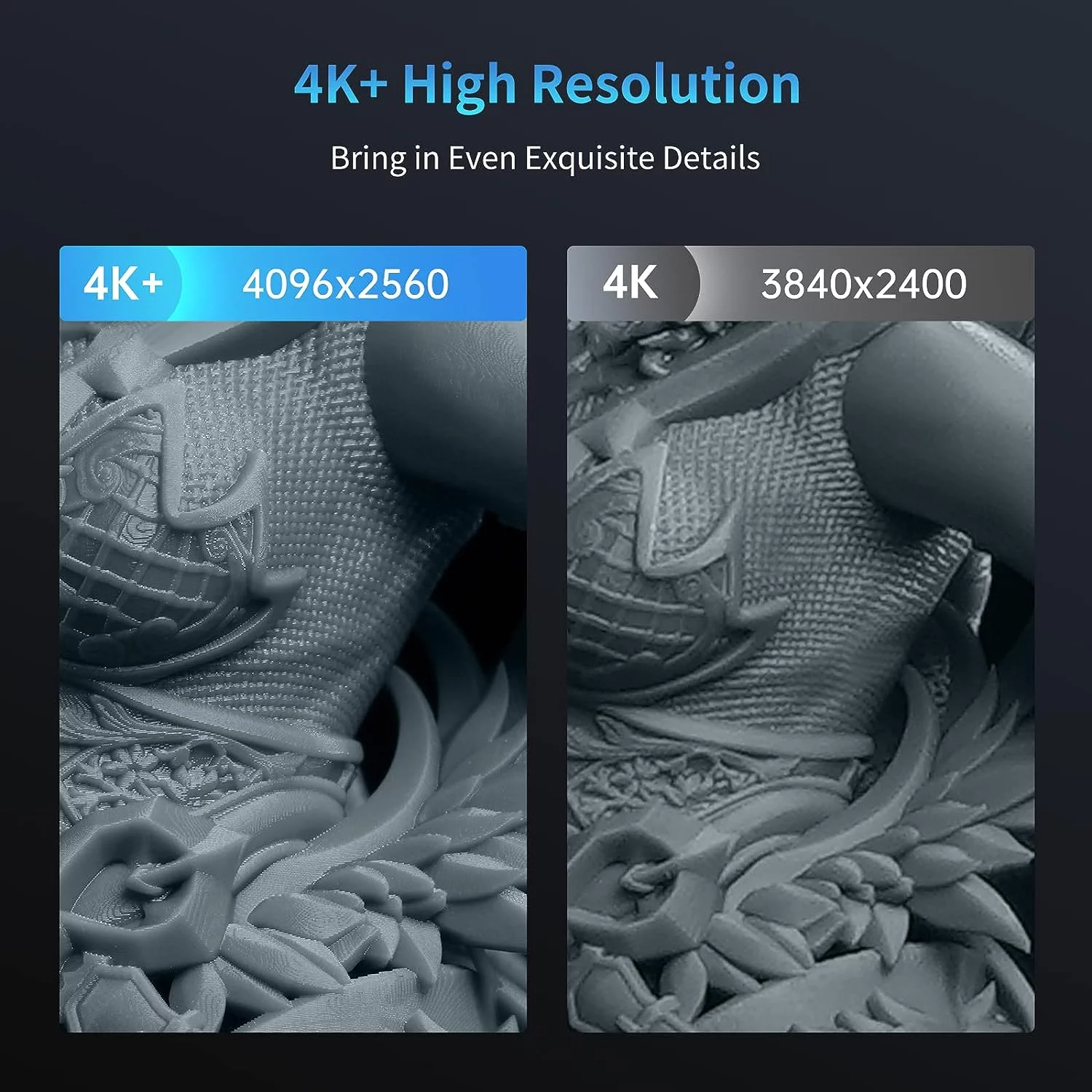 ANYCUBIC Photon Mono 2 LCD 4K Resin 3D Printer + 5 KG UV Resin (Random Send)