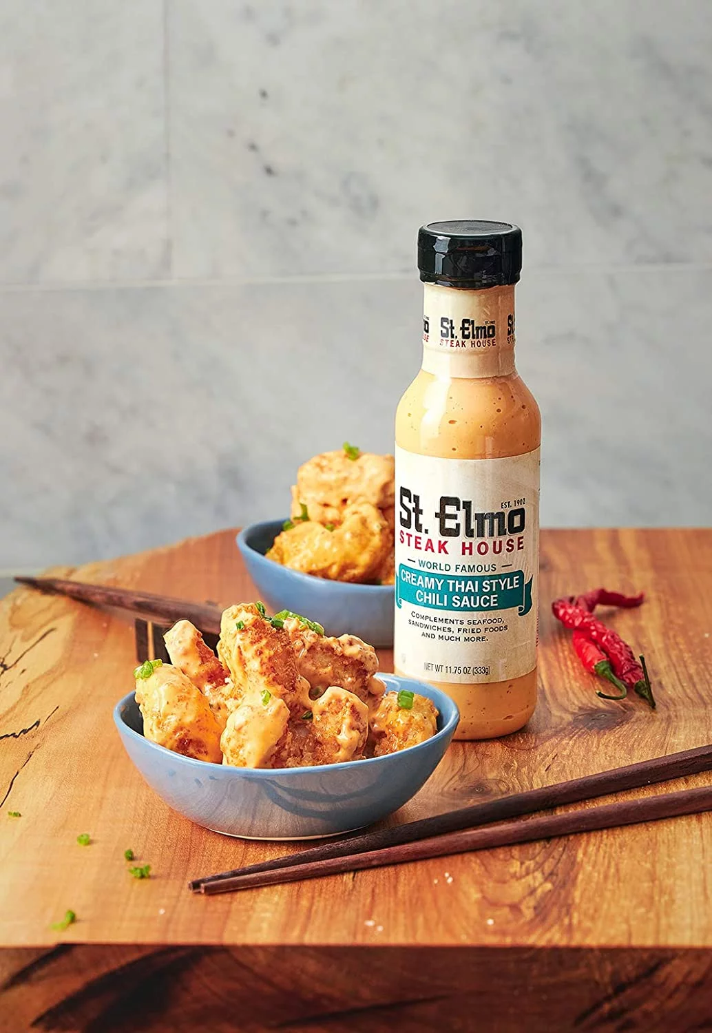 St. Elmo Steak House Creamy Thai Style Chili Sauce, 2-Pack 11.75 oz. Bottles