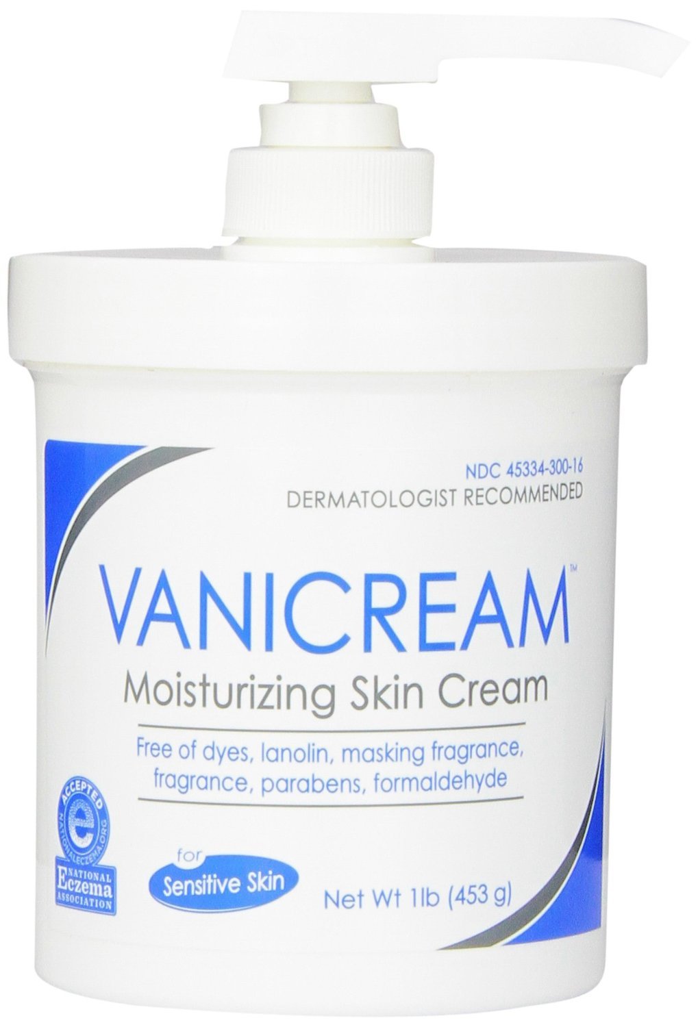 Vanicream Moisturizing Skin Cream with Pump Dispenser, 32 Ounce