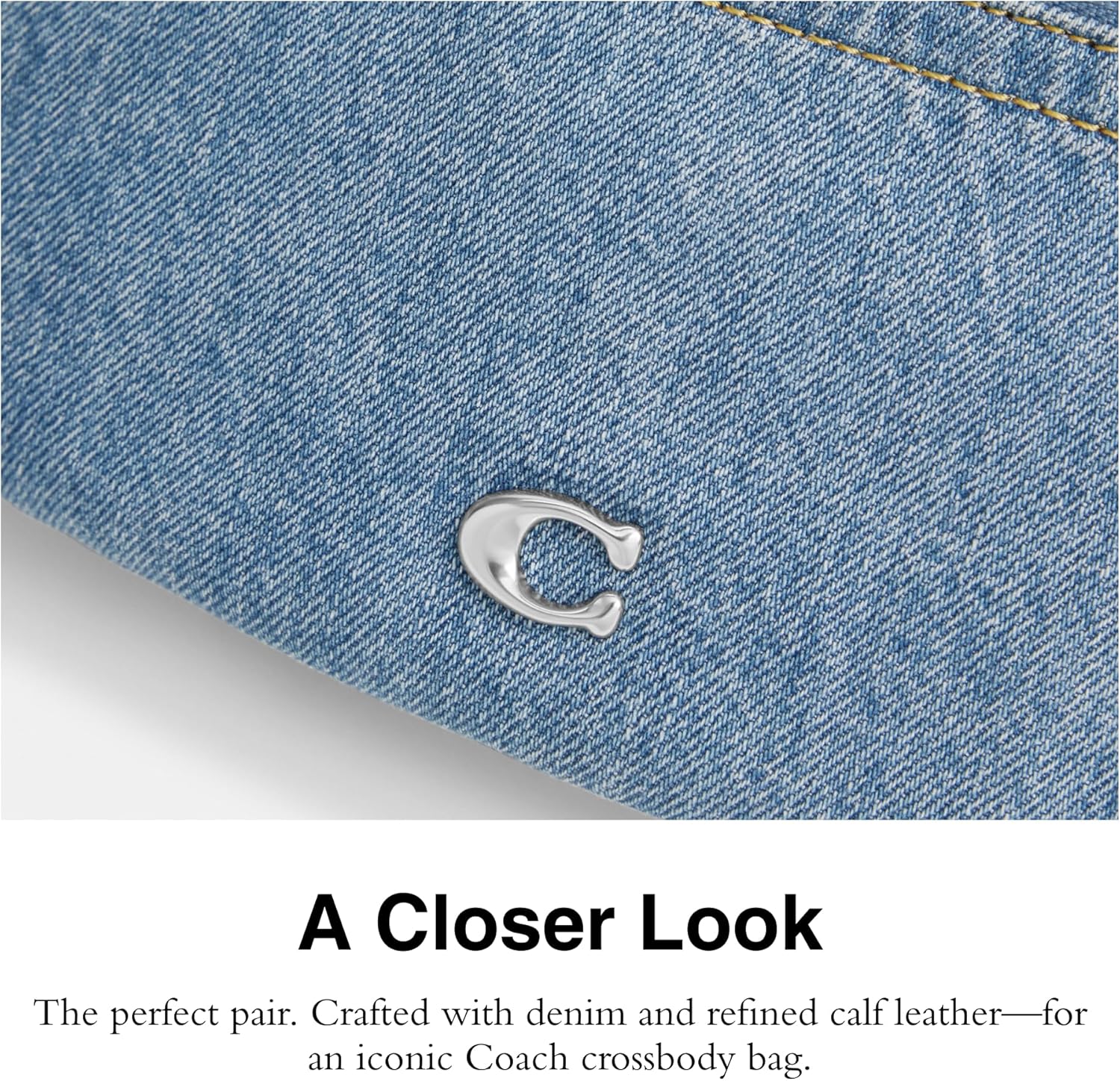 Coach Charter Belt Bag 7, Indigo Denim