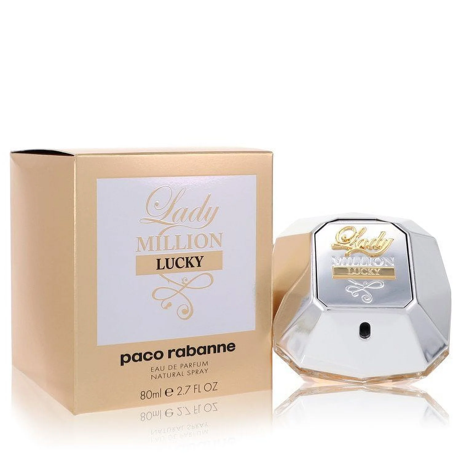 Lady Million Lucky by Paco Rabanne Eau De Parfum Spray - 1.7 oz - Indulge in Pure Luxury