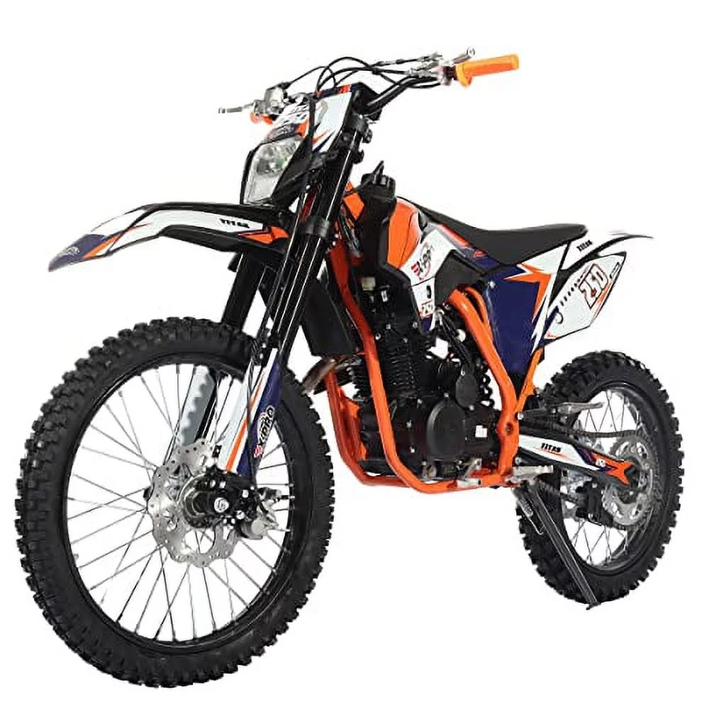 X-Pro Brand New Titan 250cc Gas Pit Dirt Bike, 5-Speed Manual Transmission, Electric/Kick Start!