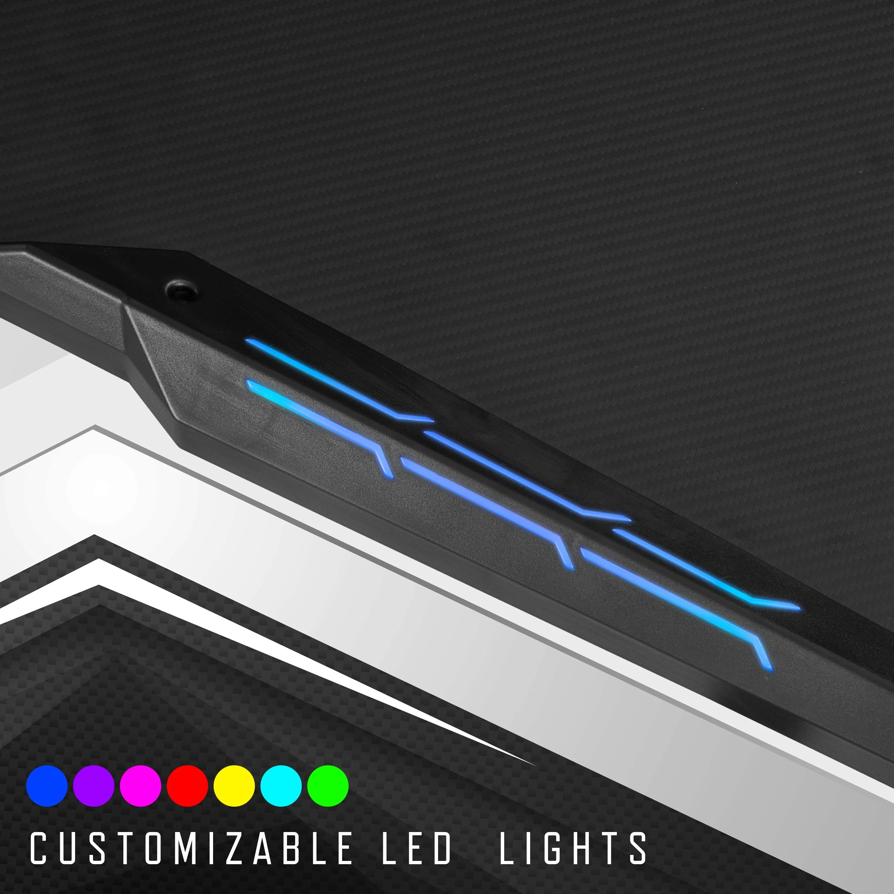 Furniture of America Hendrix Modern Black 67-inch Steel Computer Desk with USB by