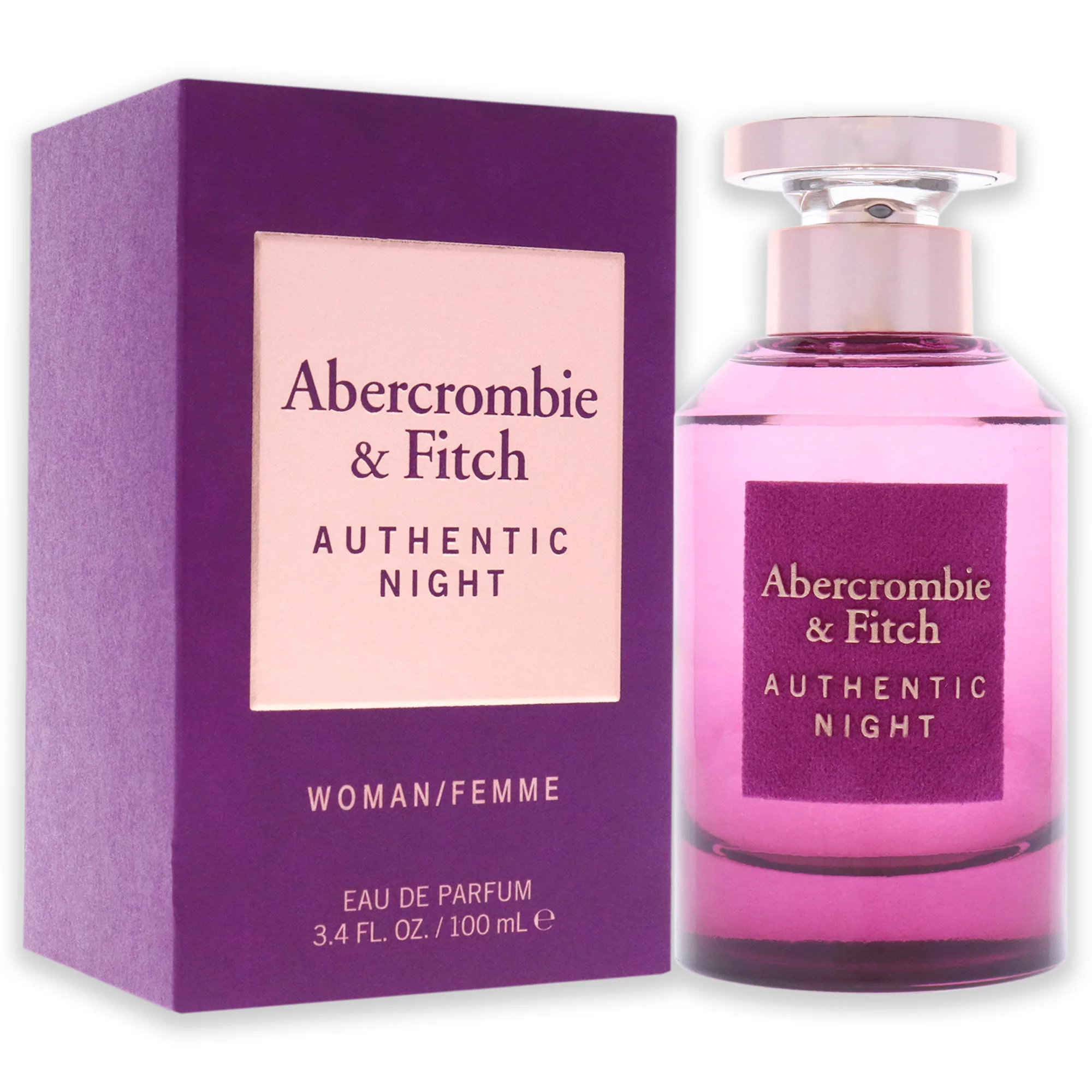 Abercrombie and Fitch Authentic Night, 3.4 oz EDP Spray