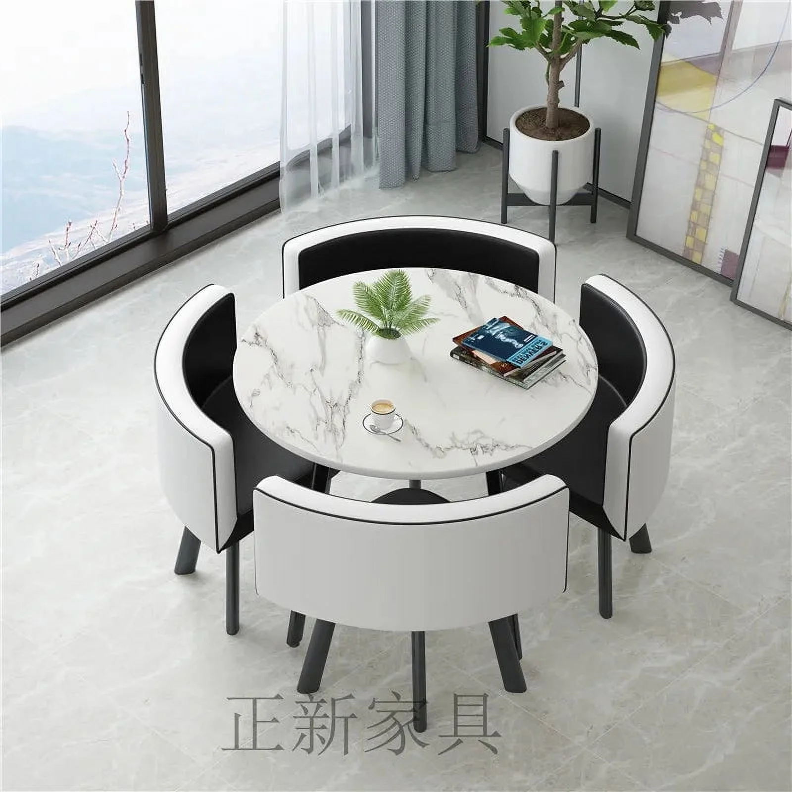 Center Set 4 Chairs Dining Tables Coffee Marble Kitchen Furniture Office Dinning Table Luxury Mesas De Jantar Furniture GPF11XP