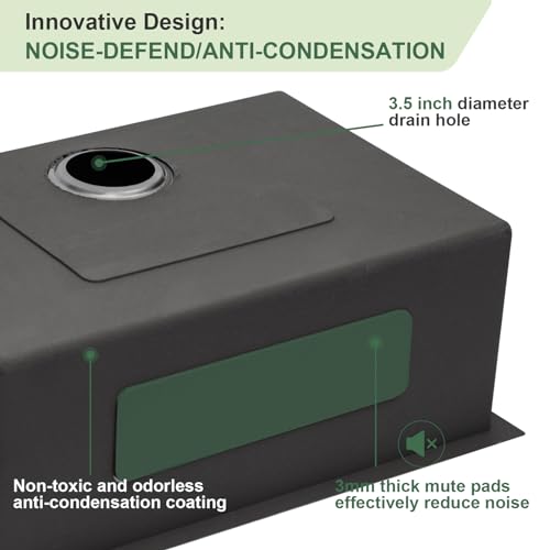 25 Inch Utility Laundry Sink Drop In 16 Gauge Stainless Steel Single Bowl Laundry Room Sink Laundry & Utility Room Kitchen Sinks 25