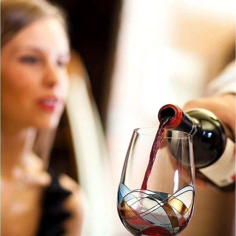 Bezrat Stemless Wine Glasses Gift Set