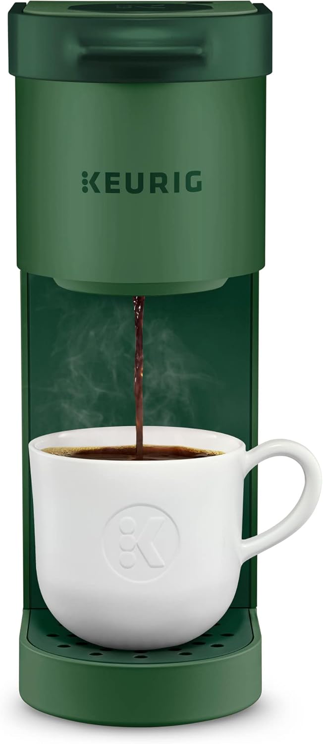 Keurig K-Mini Single Serve Coffee Maker, Evergreen & K-Mini Single Serve Coffee Maker, Oasis