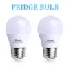 LED Refrigerator Light Bulb 4W 40Watt Equivalent, Acaxin Waterproof Frigidaire Freezer LED Light Bulb IP54, 120V E26 Daylight White 5000K 400 Lumen, Energy Saving A15 Appliance Fridge Bulbs,