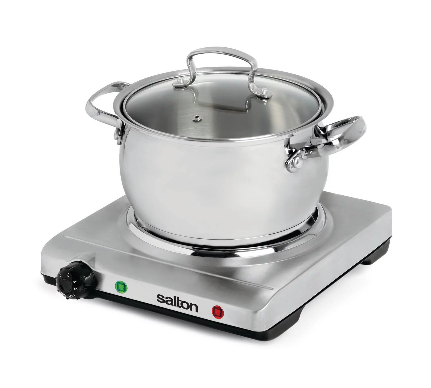 Salton Stainless Steel Portable Cooktop
