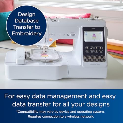 Brother SE700 Embroidery & Sewing Machine with Starter Bundle